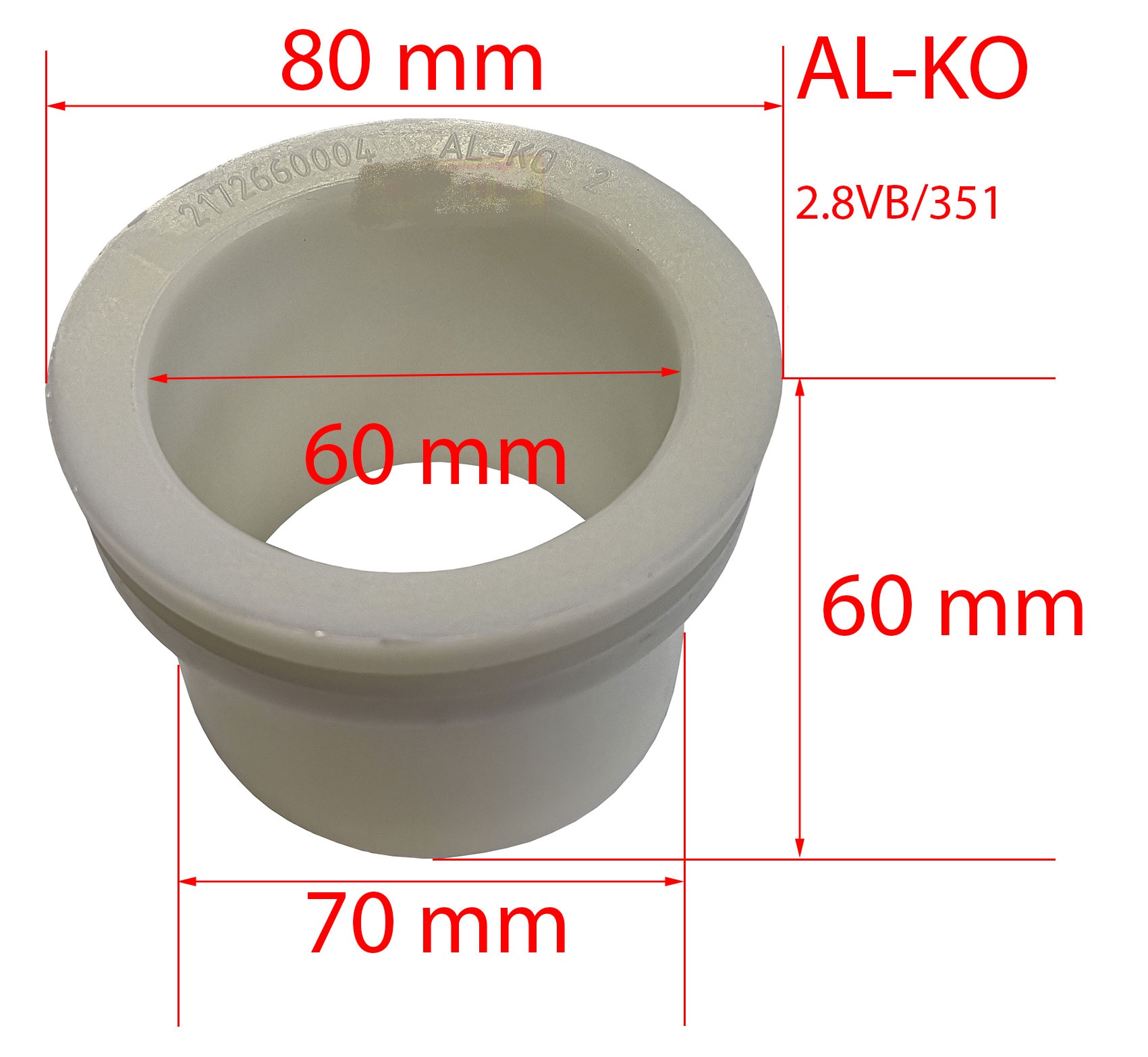 Al-Ko - Kit Boccole Versione Ant. + Post. per timone 2.8 VB 2172660004 - immagine 2