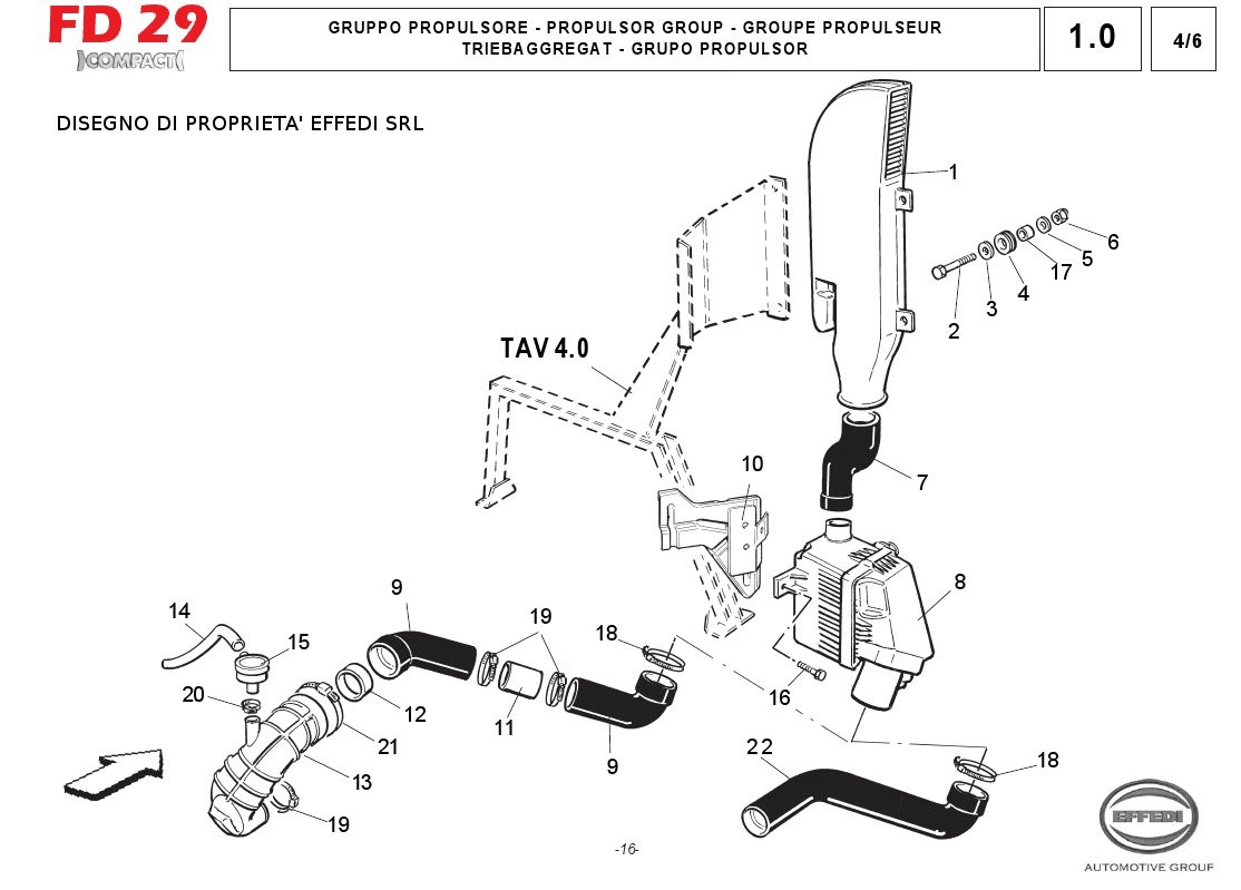 Tav. 1.0 4/6 - Gruppo propulsore