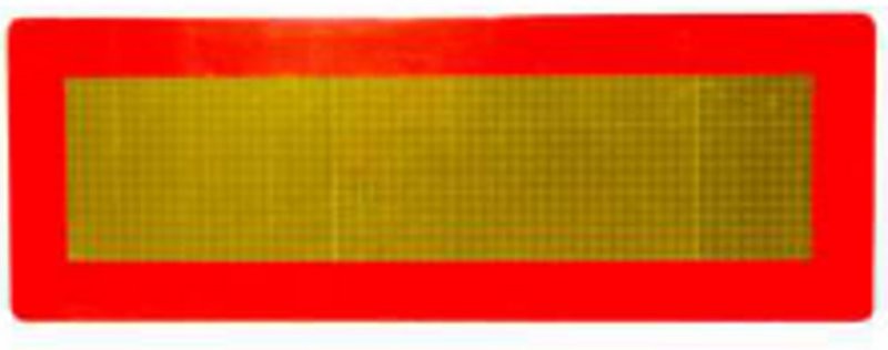 Coppia pannelli rimorchio adesivi