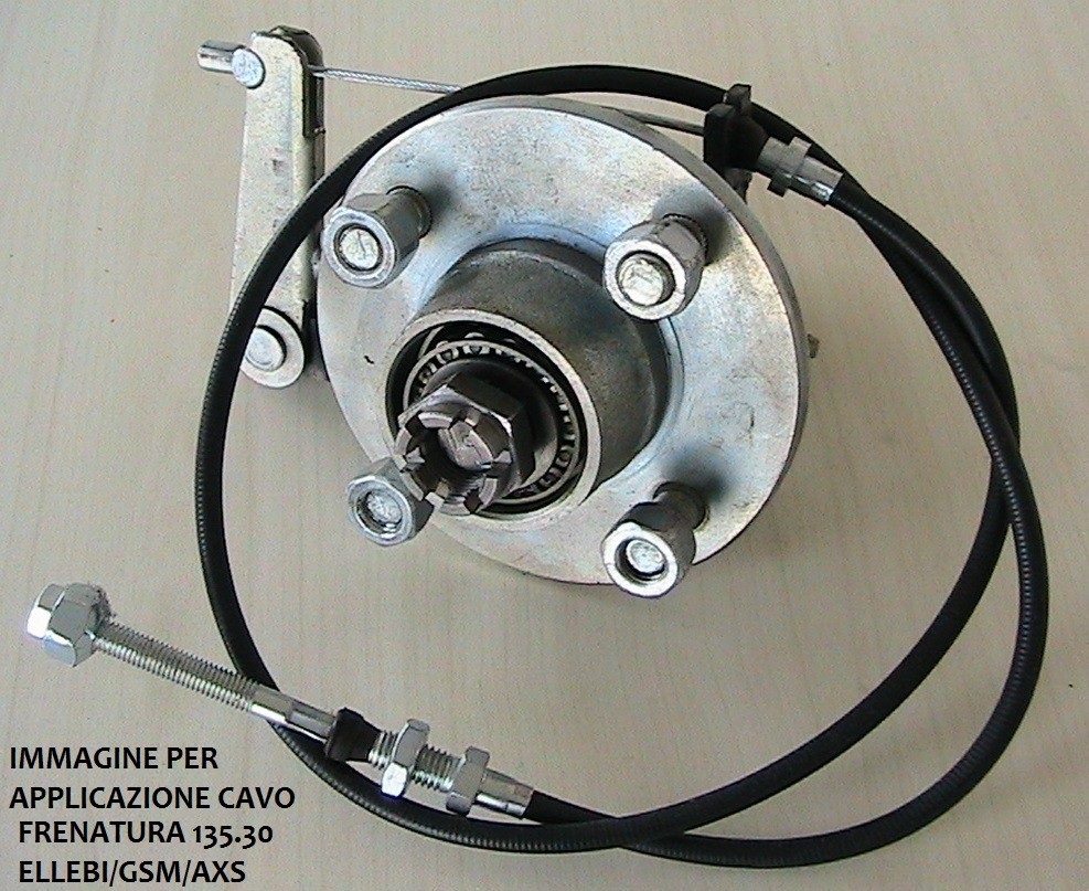 CAVO FRENO A MANO X135.30 ELLEBI/GSM FUNE 850 L1105