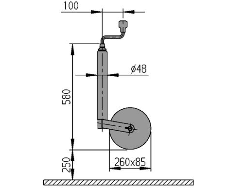 Alko ruotino plus con camera d'aria - immagine 2